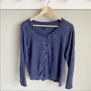 Patagonia 100% linen Blue Cardigan
